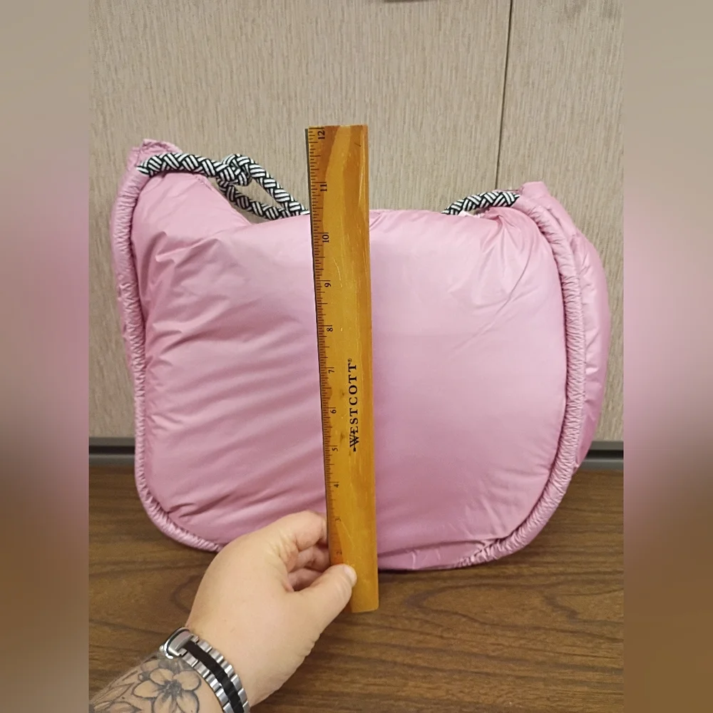 NWT Wildfox Puffer Pink Crossbody Purse Bag - Picture 3 of 10